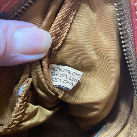 Patricia Nash Fall Floral Coated Canvas Crossbody - Picture 9 of 11